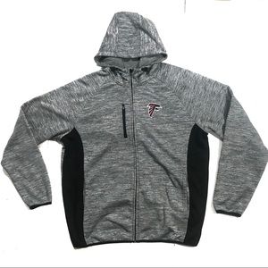 NFL Atlanta Falcons Long Sleeve Hooded Full Zip